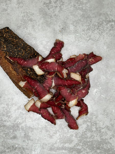 Biltong - sliced